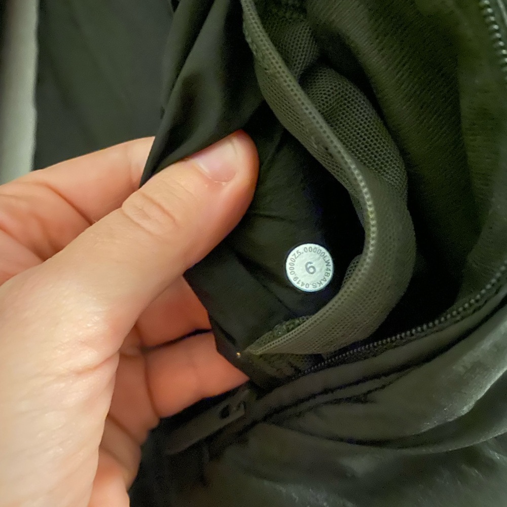 Lululemon Go Cozy wool blend tech jacket Size 6 forest green - Picture 3 of 9